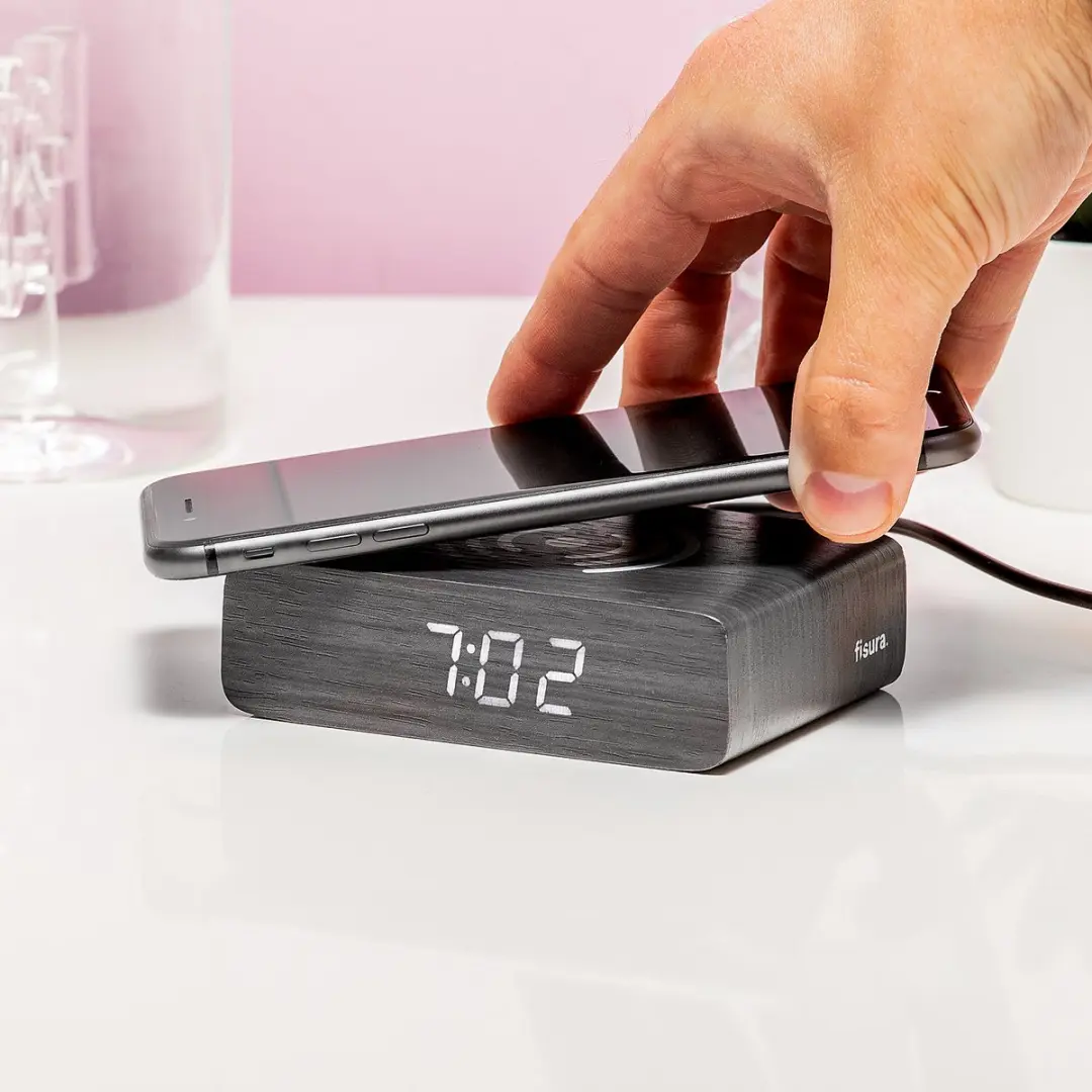 Fisura Wekker met smartphonelader