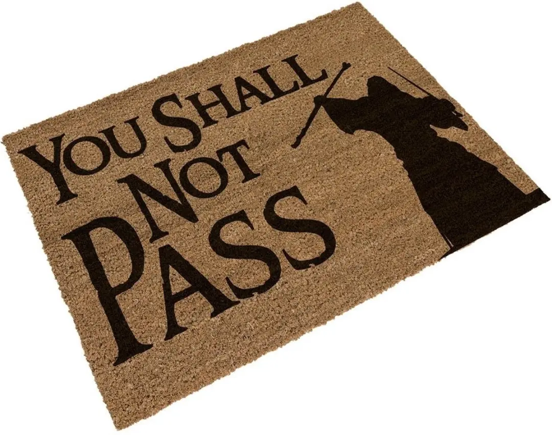 SD Toys Lord of the Rings Doormat You Shall Not Pass 60x40cm - afbeelding 2 van 4