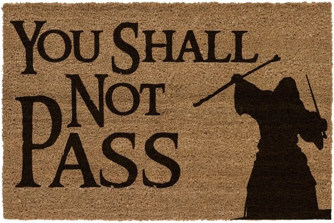 SD Toys Lord of the Rings Doormat You Shall Not Pass 60x40cm