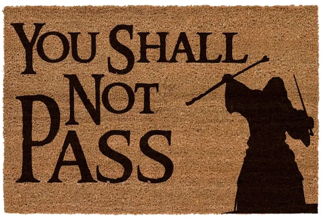 SD Toys Lord of the Rings Doormat You Shall Not Pass 60x40cm - afbeelding 4 van 4