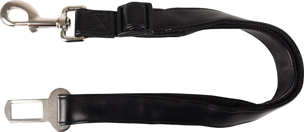 Flamingo Autogordel Verbindingsstuk Art Leather S - Zwart - afbeelding 4 van 4