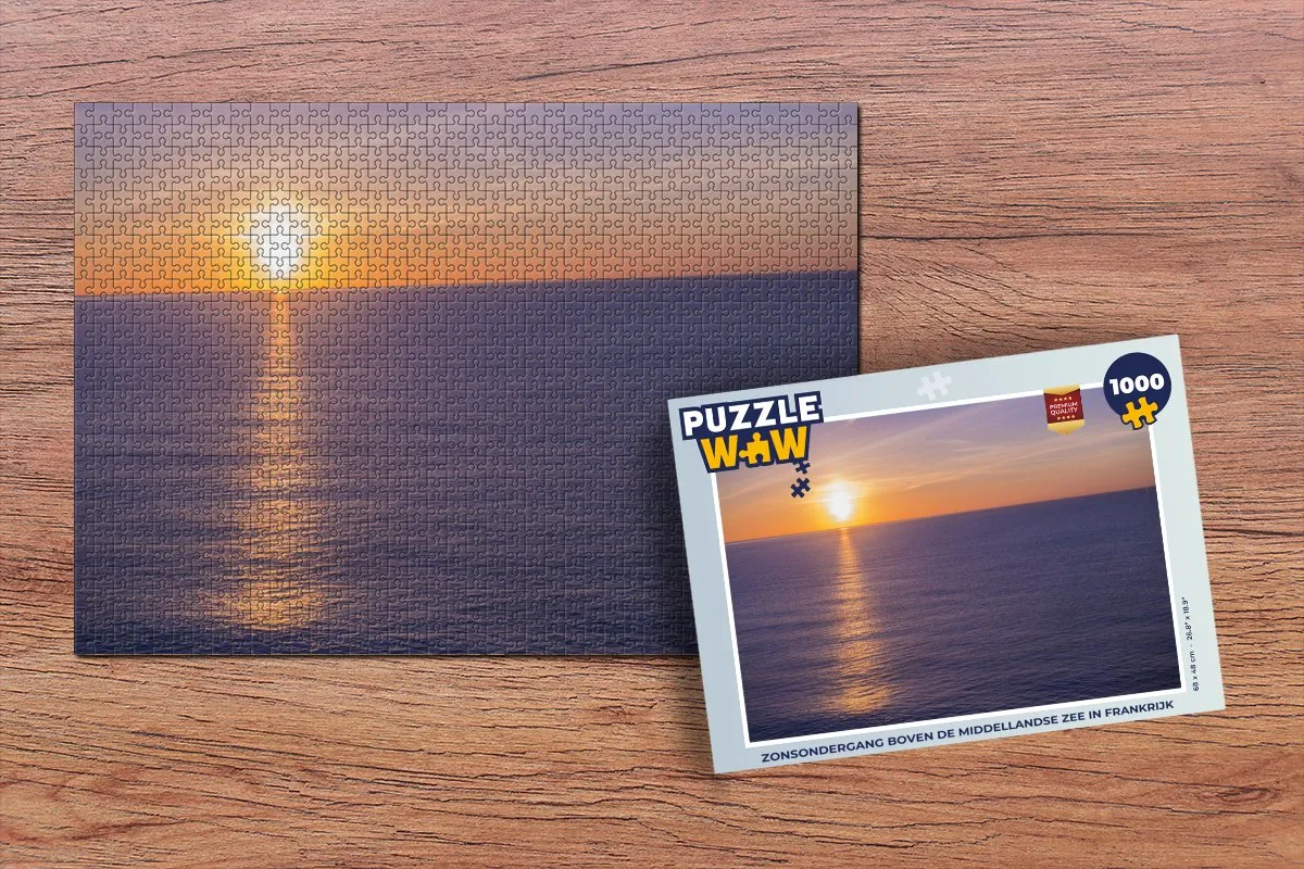 PuzzleWow Legpuzzel Frankrijk