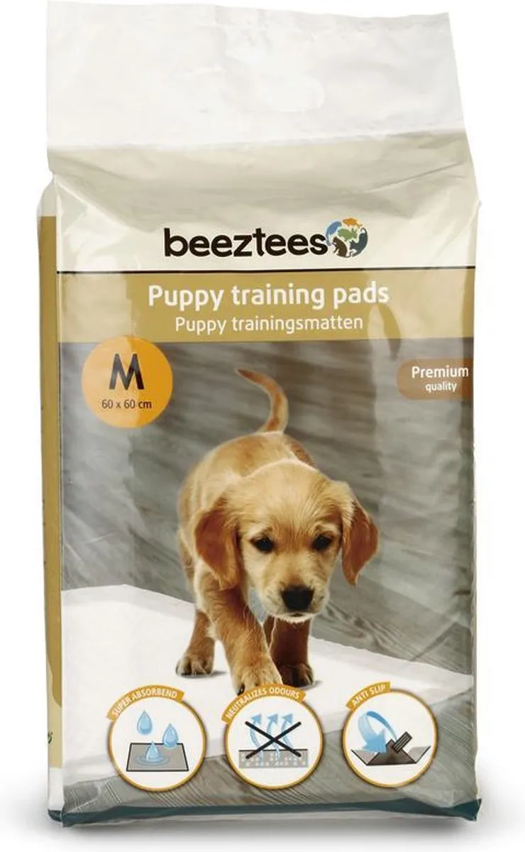 Beeztees Puppy Trainingsmatten M - 60x60cm - 15 Stuks