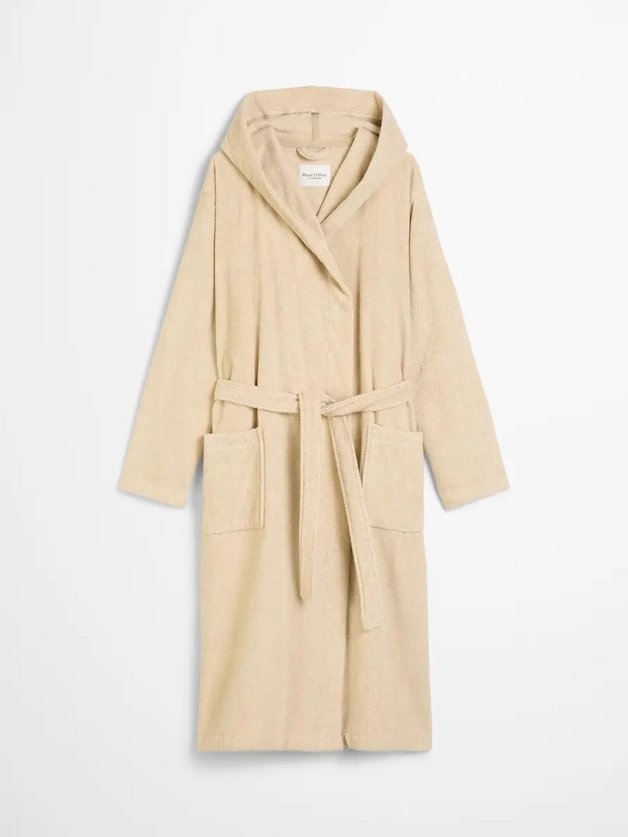 Marc O'Polo Timeless Women Melange Badjas Dark Sand - L