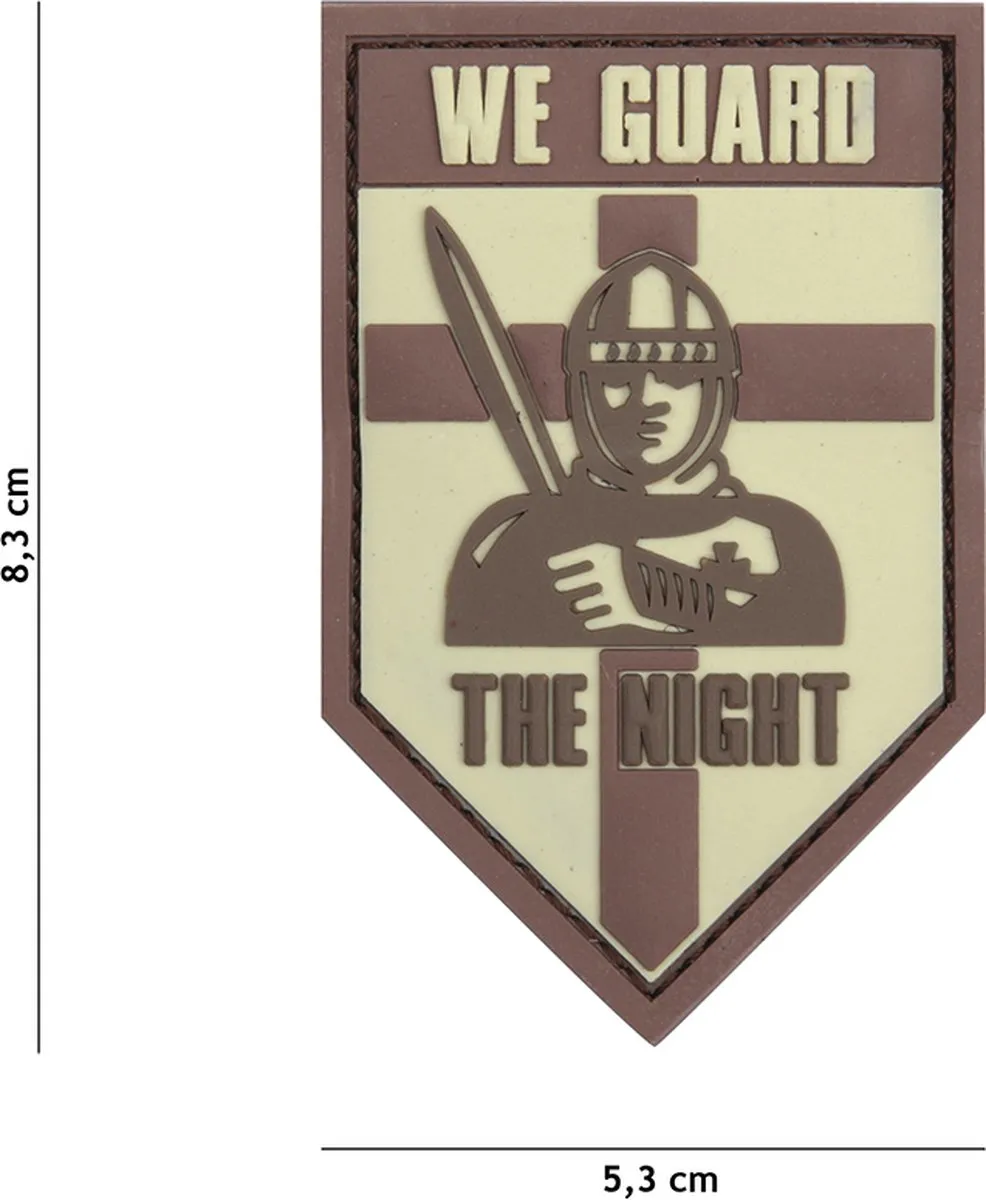 101 Inc Embleem 3D PVC We Guard The Night Coyote
