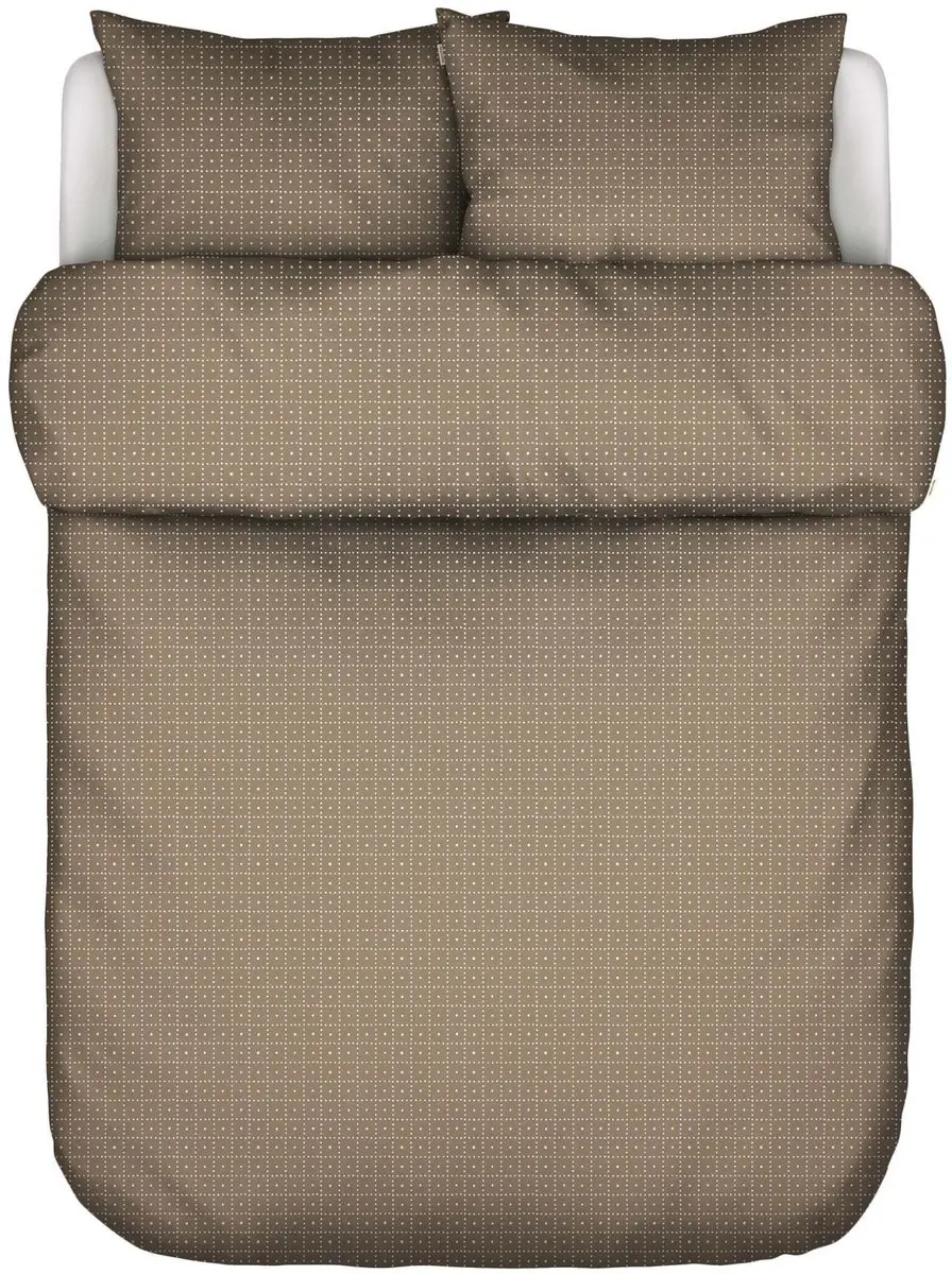 Marc O'Polo Suni Dekbedovertrek Biologisch Katoensatijn Oakwood - Lits-Jumeaux XL – 260x200/220 cm