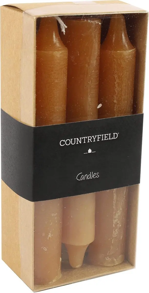Set van 6 kaarsen Countryfield 14cm