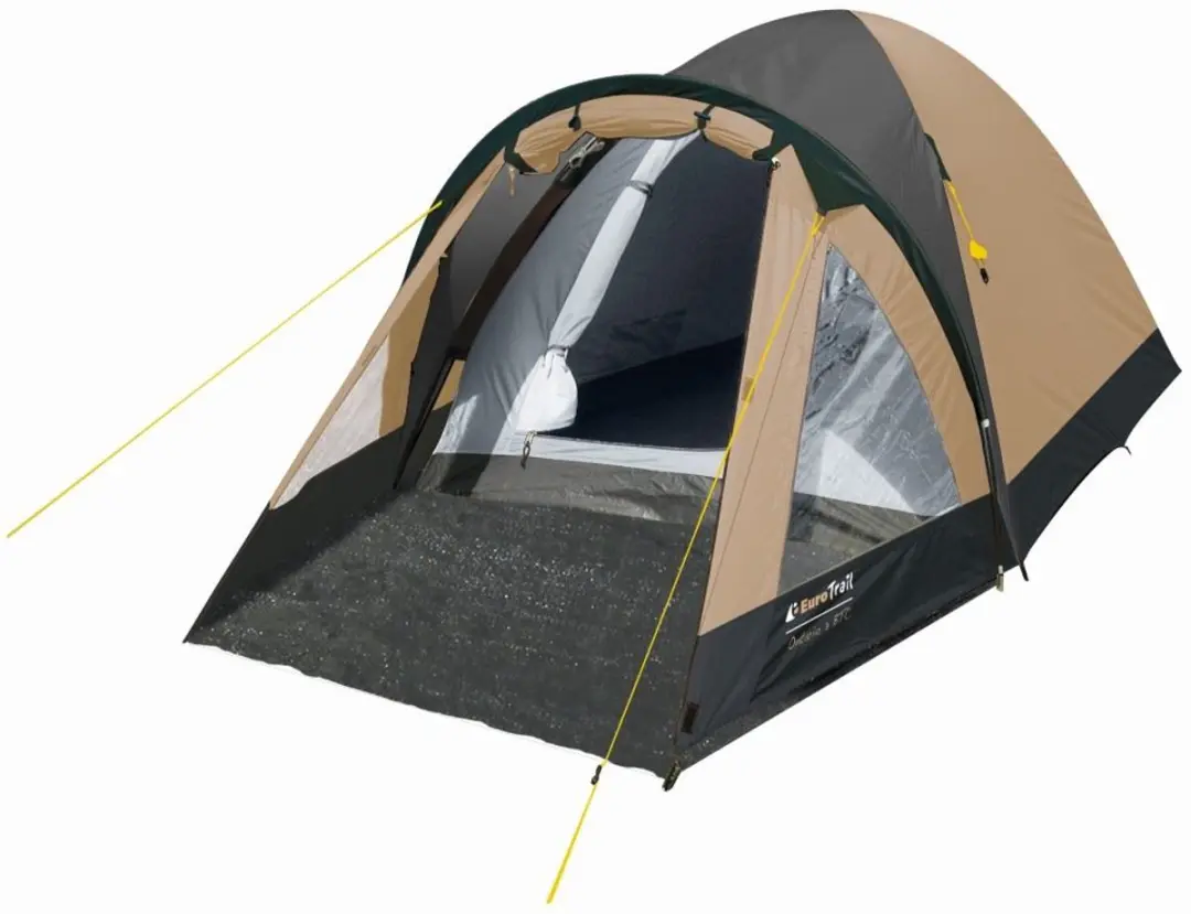 Eurotrail Ontario 3 BTC Alu Bijzettent Beige/Charcoal