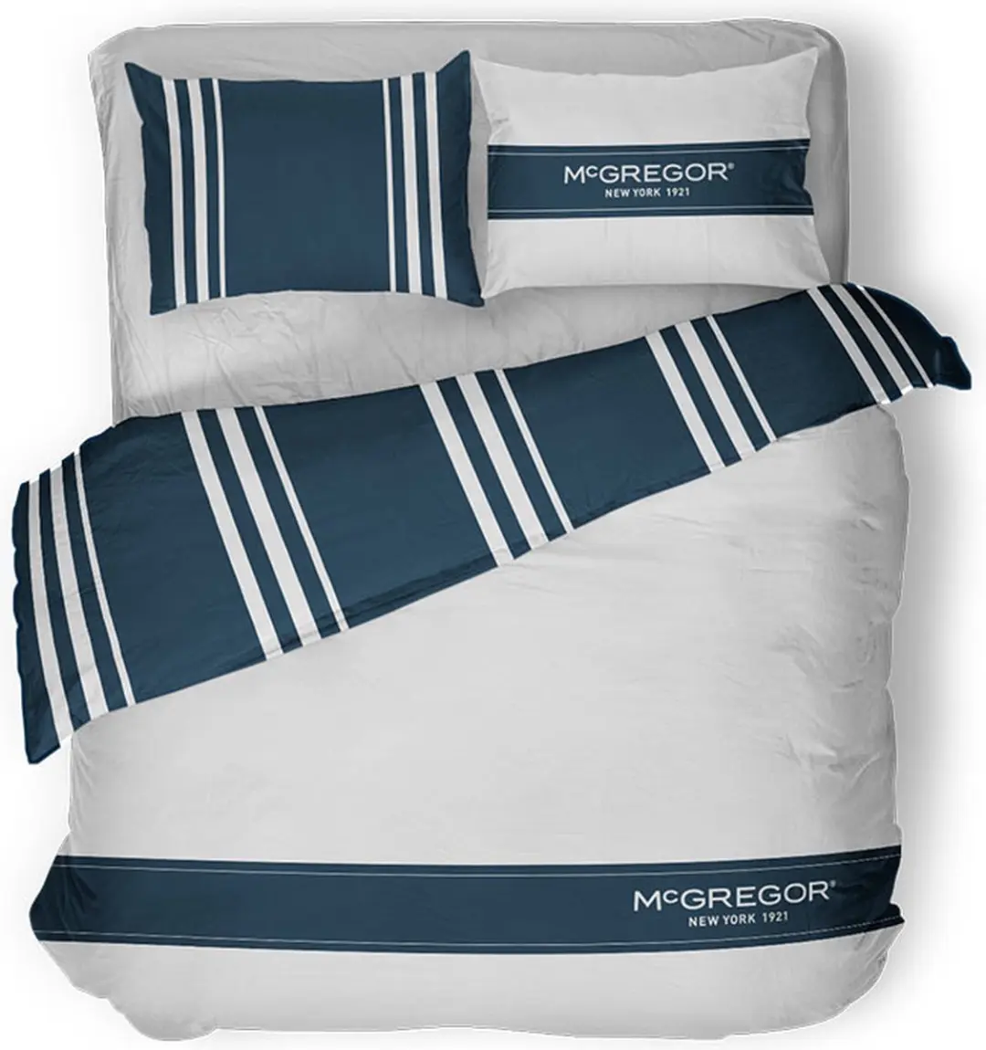 McGregor Staten Island White Dekbedovertrek 2 persoons 200x220