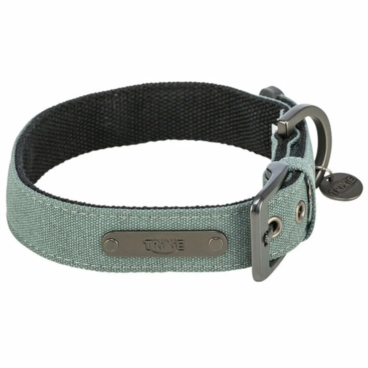 Trixie Halsband CityStyle Extra Breed - Salie 50-57x3.5cm - afbeelding 2 van 3