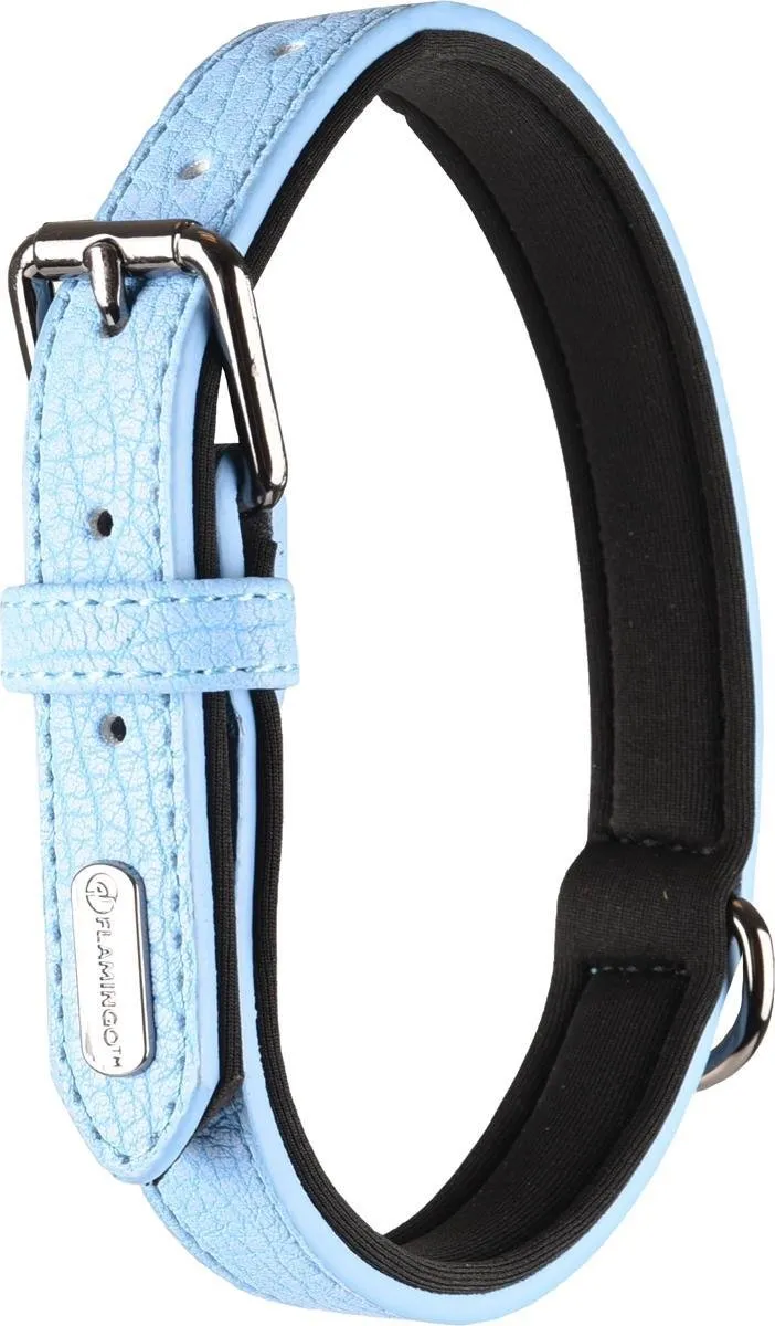 Flamingo Leza Neopreen Hondhalsband - Blauw S 29-35cm