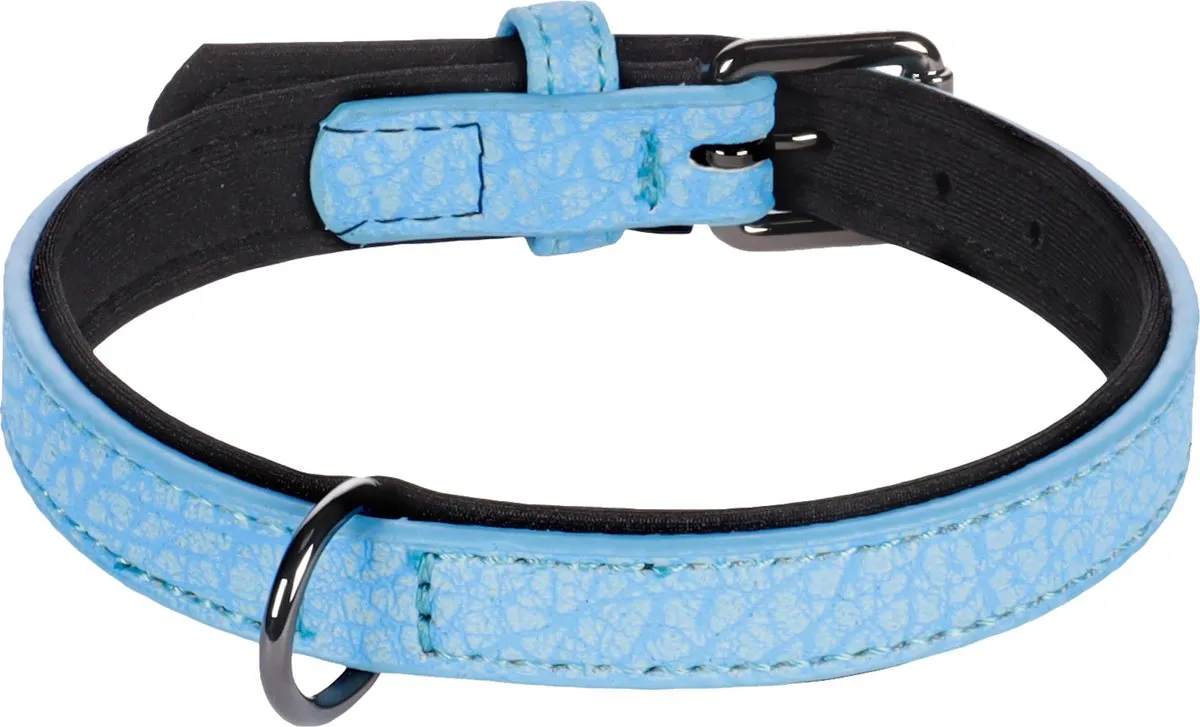 Flamingo Leza Neopreen Hondhalsband - Blauw S 29-35cm
