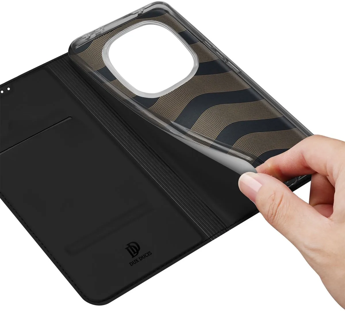 Xiaomi Dux Ducis Slim Softcase Bookcase SH00083499 - Zwart - afbeelding 6 van 6