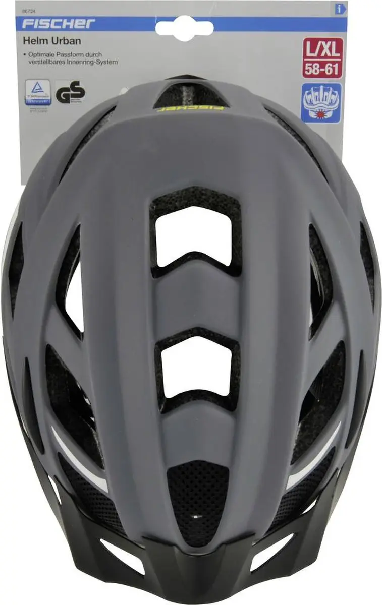Fischer Urban Levin MTB fietshelm 54-58cm - Zwart - afbeelding 2 van 4