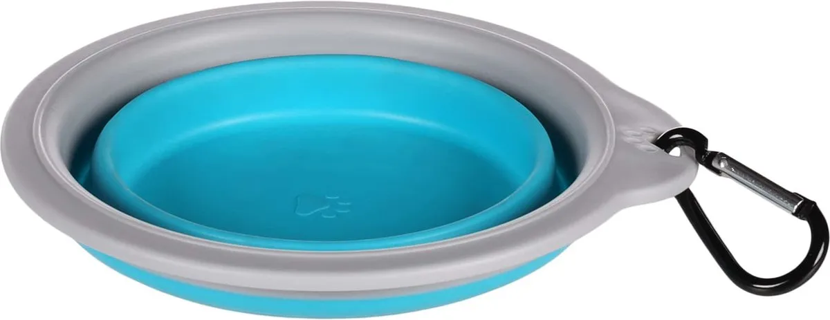 Flamingo Bubo Eet- en Drinkpot Honden - 375ml - Blauw
