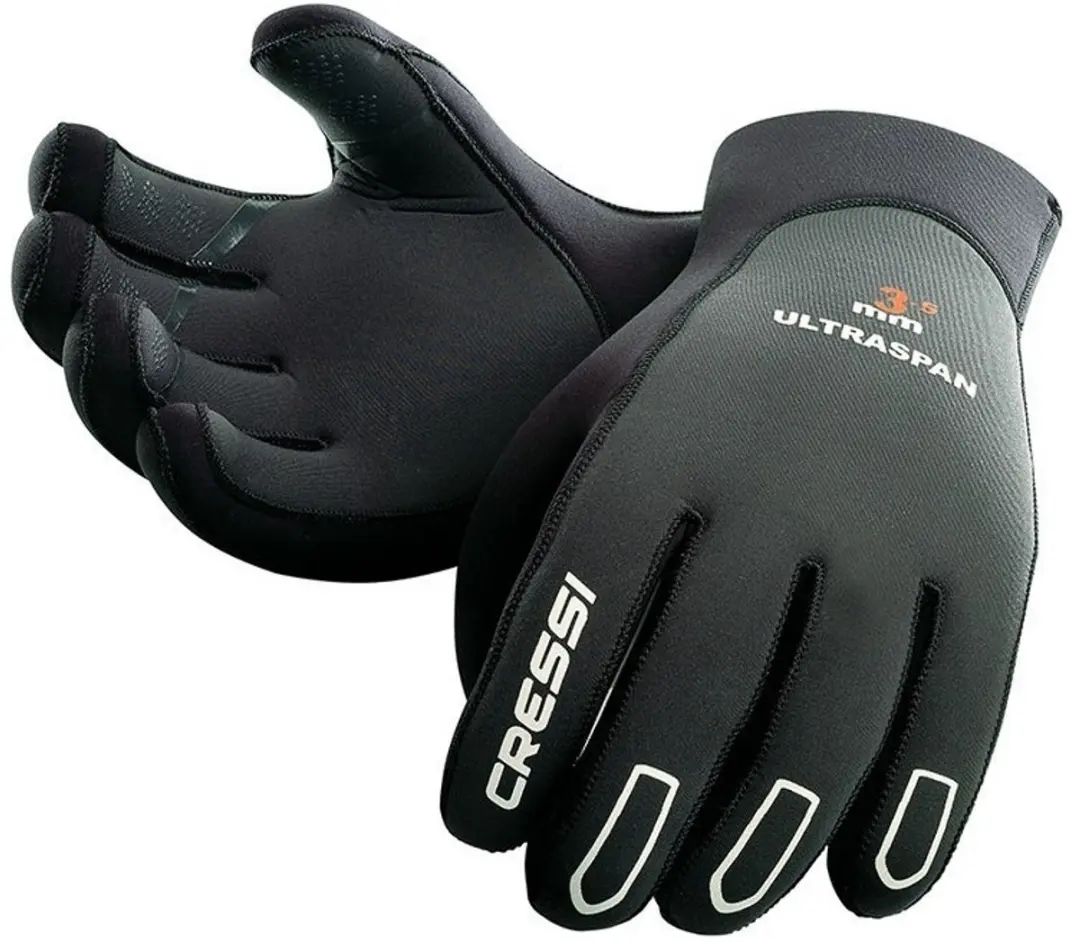 Cressi Ultraspan 3.5 Mm Handschoenen Zwart,Grijs S