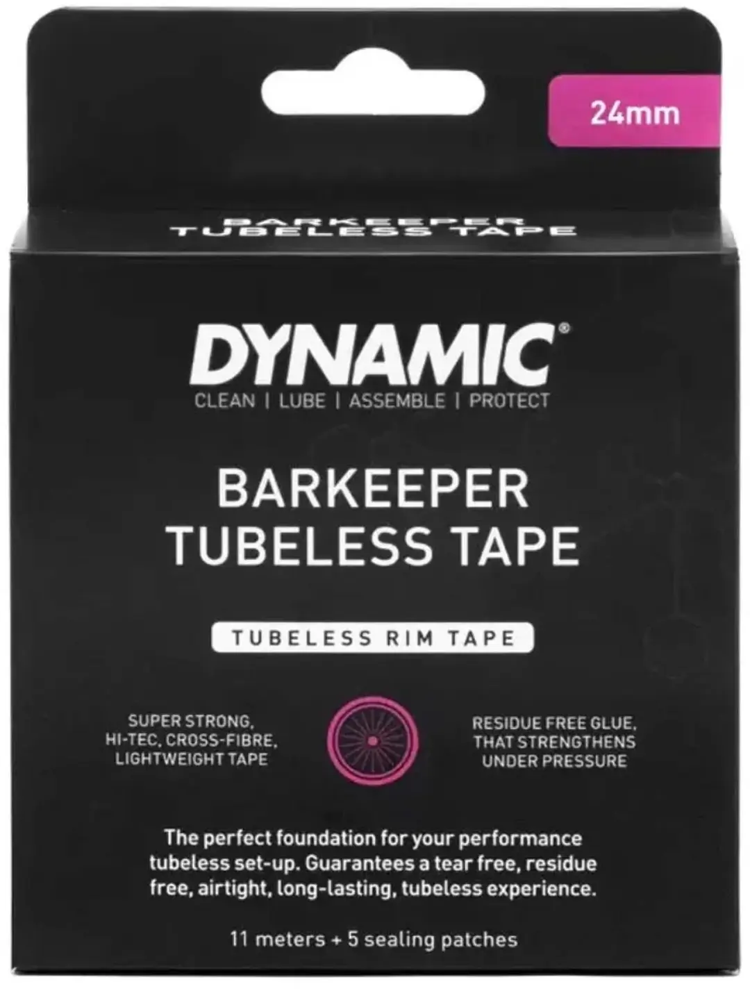 Dynamic Velglint Tubeless Tape 30mm x 11m Paars - afbeelding 2 van 6