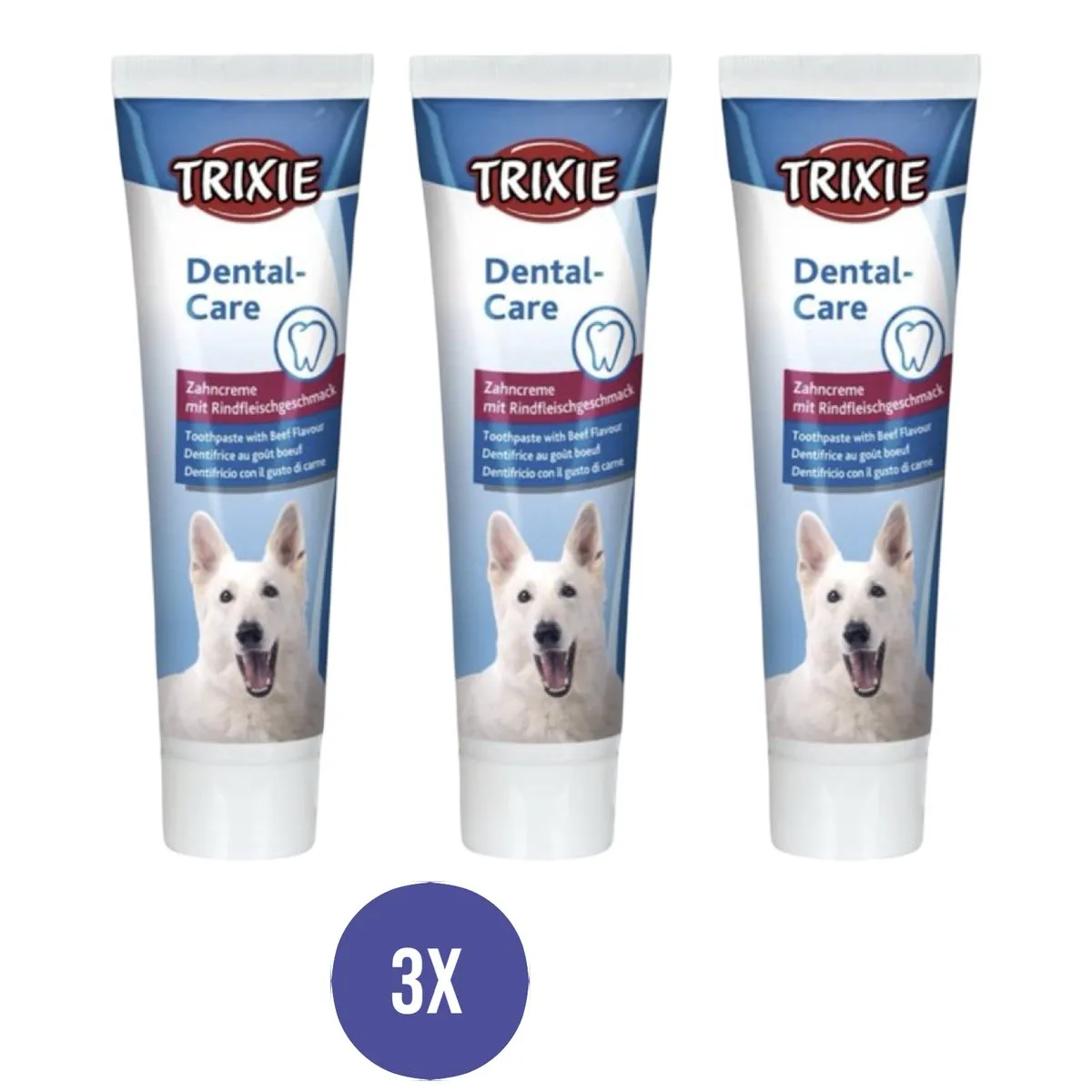 Trixie Tandpasta Vleessmaak - 3x100g