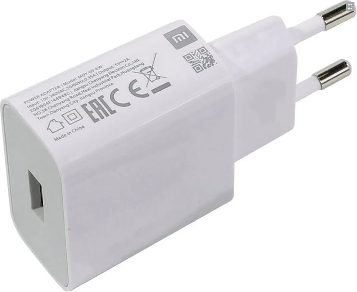 Xiaomi MDY-09-EW USB-Oplader 10W - Wit - afbeelding 6 van 6
