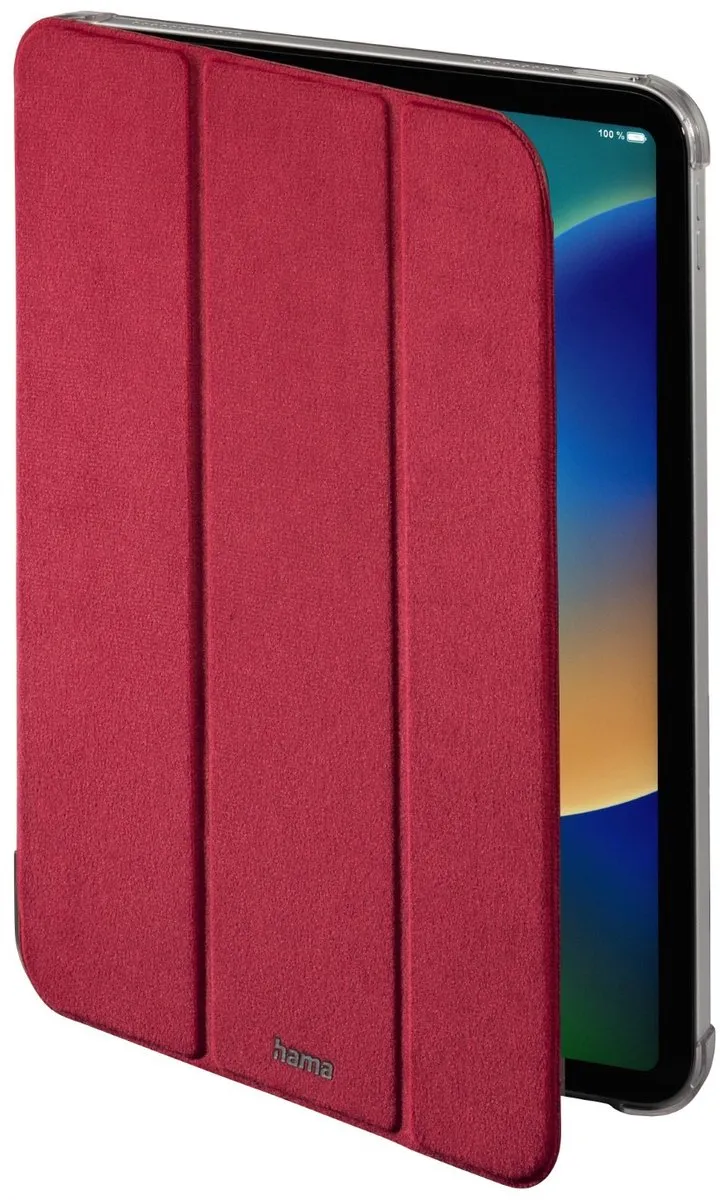 Hama Velvet Tabletcase Apple iPad 10e Gen 11" - Rood