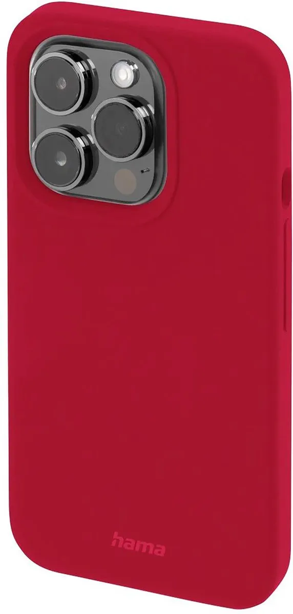 Hama MagCase Finest Feel Pro Hoesje iPhone 14 Pro - Rood - MPN 00215530 - afbeelding 3 van 6