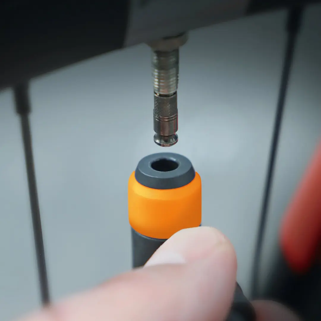 SKS Clik TEC-Pompkop - zwart/oranje - afbeelding 4 van 6