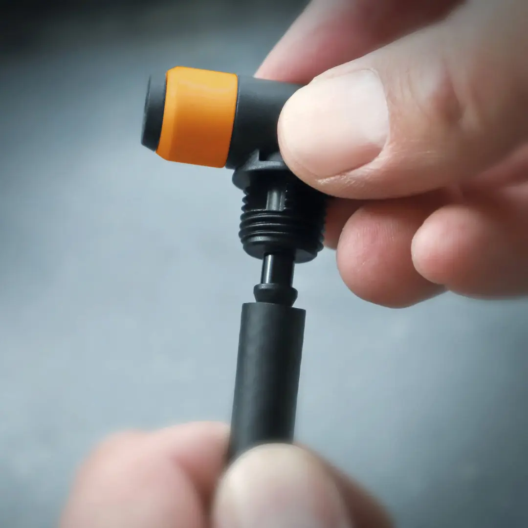 SKS Clik TEC-Pompkop - zwart/oranje - afbeelding 3 van 6