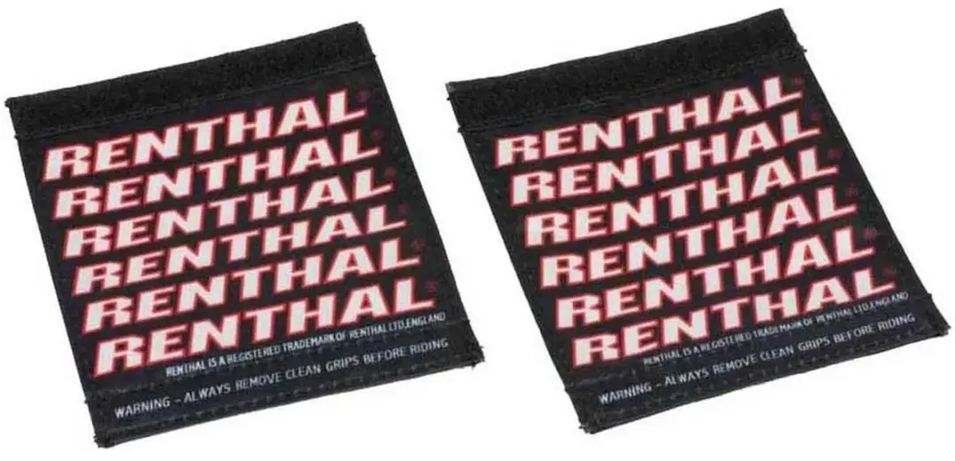 Renthal Clean Handvatten Beschermers Zwart/Rood - afbeelding 4 van 4