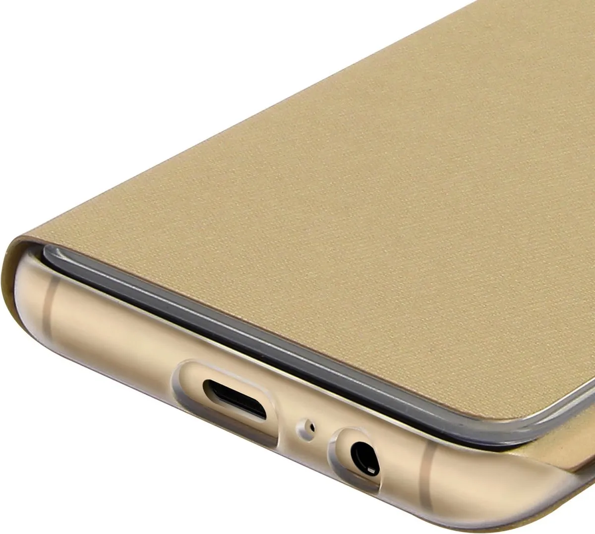 Samsung Neon Flip Cover Galaxy A8 - Goud