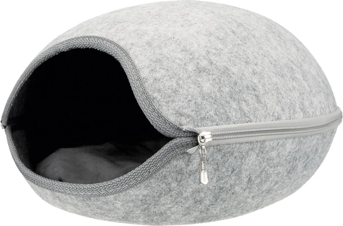 Trixie Kattenmand Relax Iglo Luna - Lichtgrijs 44x38x26cm