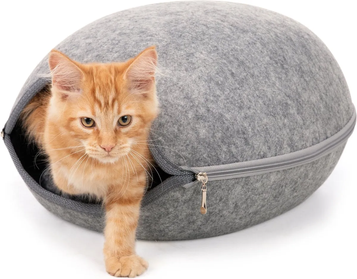 Trixie Kattenmand Relax Iglo Luna - Lichtgrijs 44x38x26cm