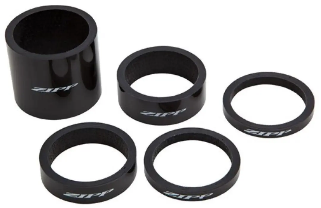 Zipp Balhd Spacerset Ahead carbon zwart (5 stuks)