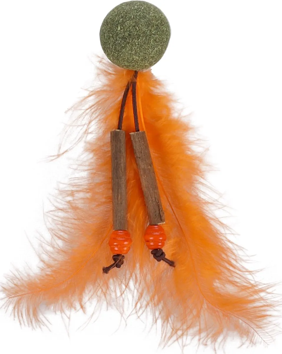 Flamingo Boleo Catnipbal met Veren