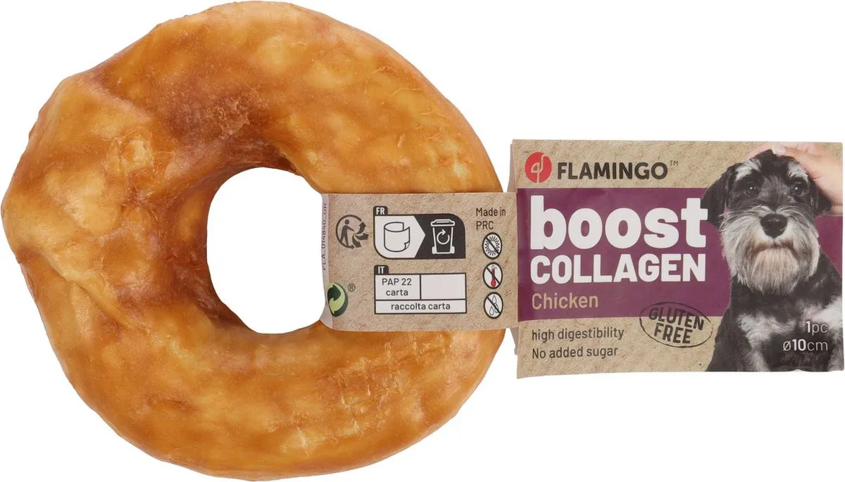 Flamingo Snack Boost Ring Kip & Collageen