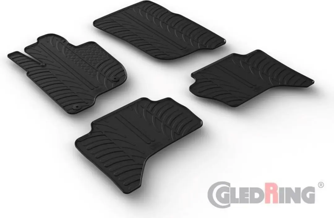 Gledring Rubbermatten passend voor Mitsubishi L200 (Triton) 2015-2019 & FL 2019-
