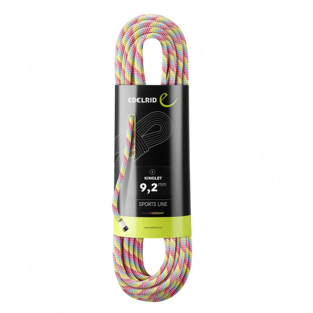 Edelrid Kinglet 9.2 klimtouw met zuurstok design 50M