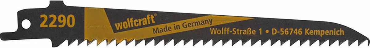 Wolfcraft Reciprozaagblad Sabelzaagblad CV 2290000