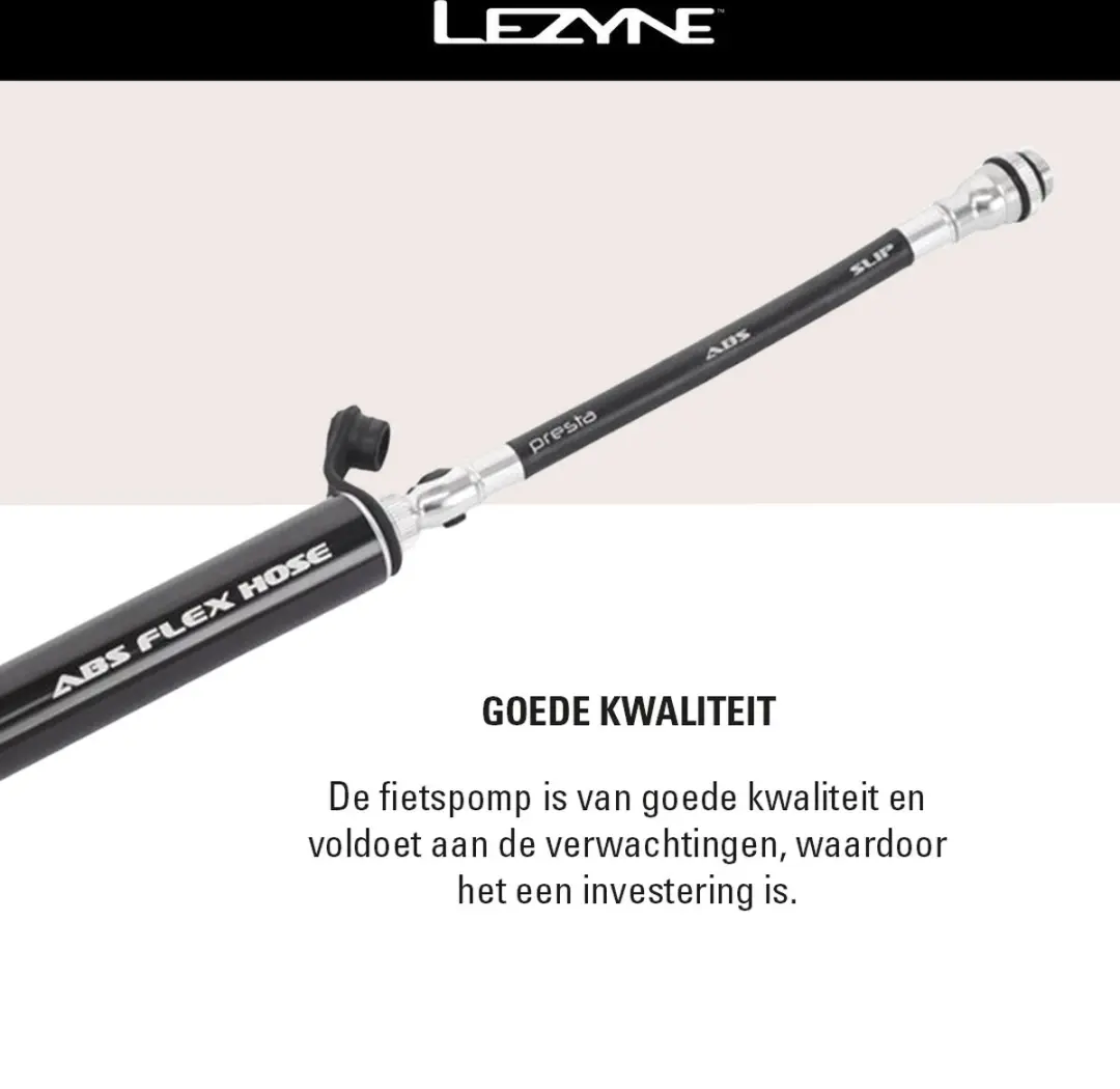Lezyne Road Drive Fietspomp 11 bar - Zwart - afbeelding 2 van 4