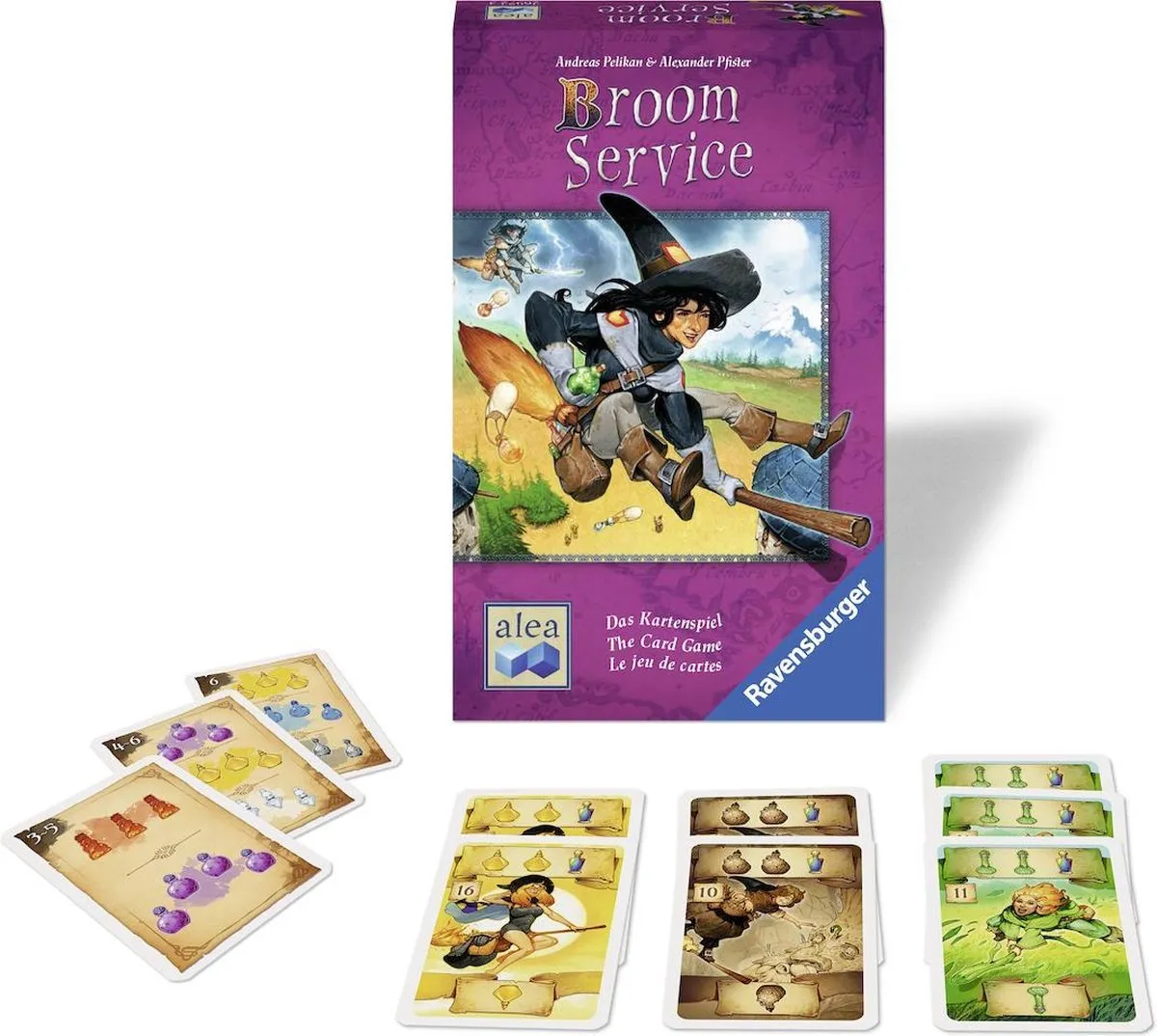 Ravensburger Broom Service The Card Game - Kaartspel