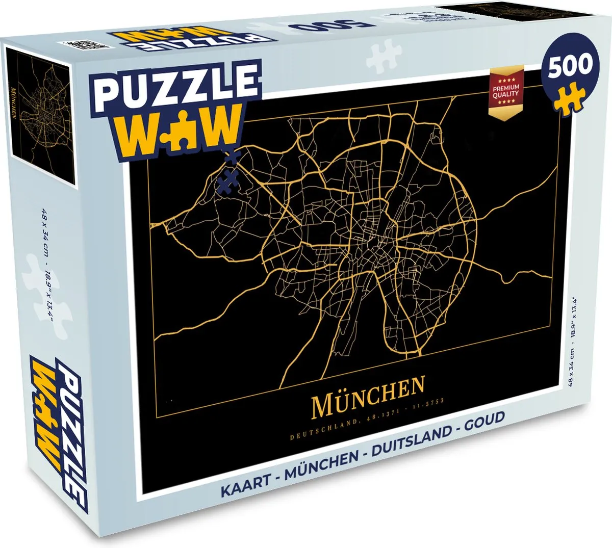 PuzzleWow München Legpuzzel 500 Stuks