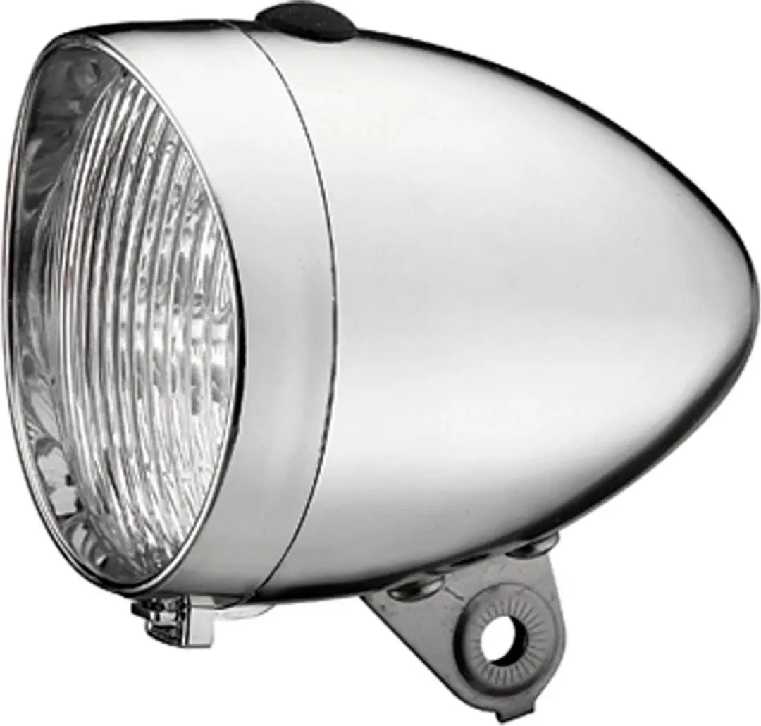 Union koplamp UN-4900 Retro plus batterij chroom op kaart