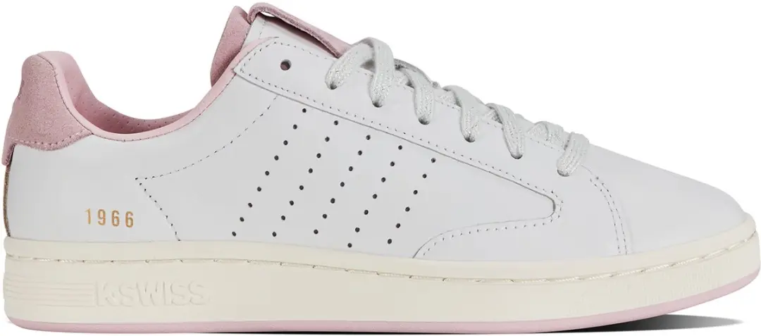K-Swiss Dames Lozan Klub LTH Sneaker 97263-169-M White/Ballerina/White - afbeelding 2 van 3