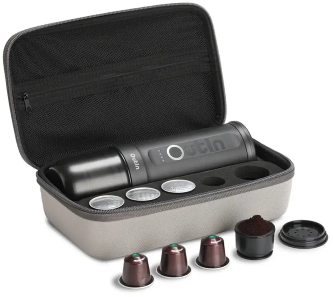 Outin Nano draagbare espressomachine - Grijs - afbeelding 6 van 6