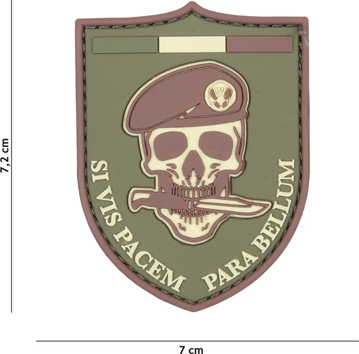 101 Inc Embleem 3D PVC Si Vis Pacem