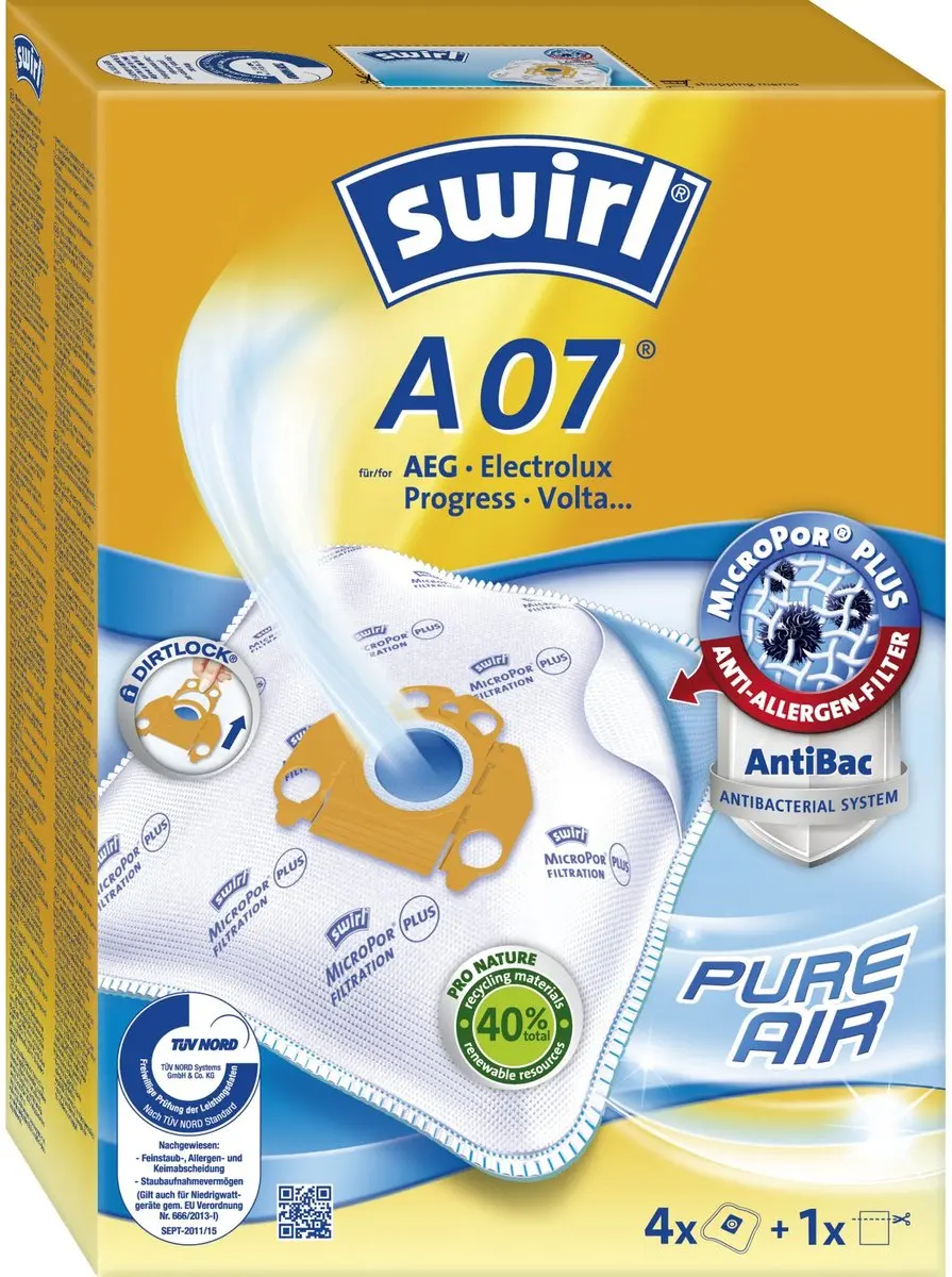 Swirl A 07 Airspace Stofzuigerzakken