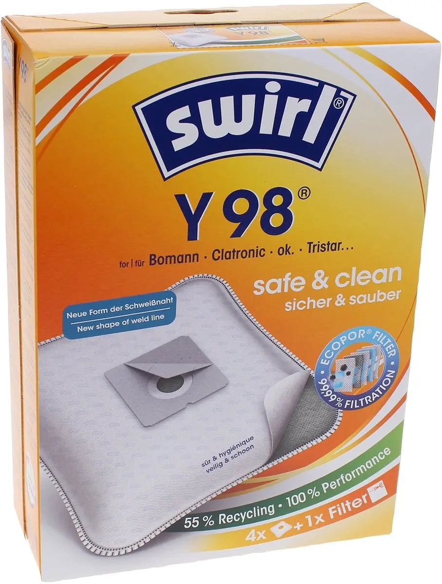 Swirl Y 98 MicroPor Plus Stofzuigerzak - afbeelding 2 van 3