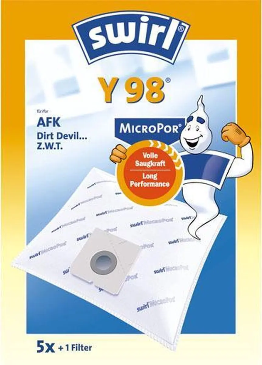 Swirl Y 98 MicroPor Plus Stofzuigerzak - afbeelding 3 van 3
