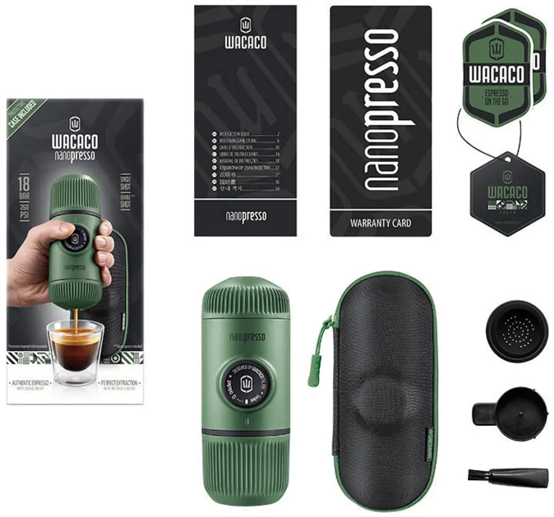 Wacaco Nanopresso Groene draagbare espressomachine - afbeelding 2 van 6