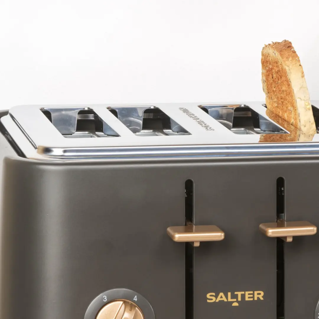 Salter Pebble 4-Slice Broodrooster EK5823CBVDE Grijs - afbeelding 4 van 6