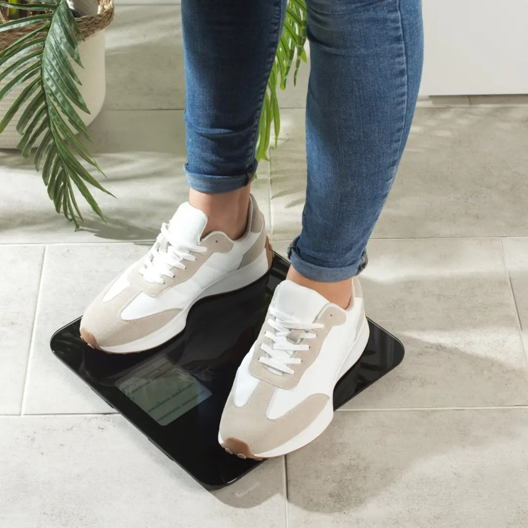 Salter Max Digitale Badkamerweegschaal 250 kg - Zwart - afbeelding 4 van 6